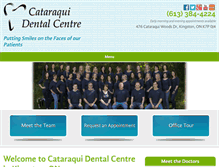 Tablet Screenshot of cataraquidental.com